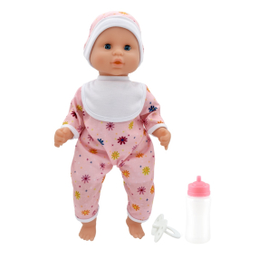 Dolls World Miminko Baby Joy PINK - 38 cm