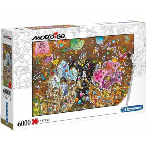 Clementoni - Puzzle 6000 Mordillo: Polibek