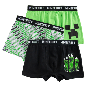 COOL CLUB Chlapecké boxerky 3 ks Minecraft® vel.170_176