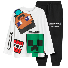 COOL CLUB Chlapecký SET Tričko a tepláky Minecraft® vel.116