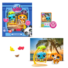 Littlest Pet Shop balení 2 figurek Petfluenceři MIX