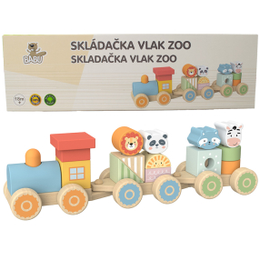 BABU - Dřevěný vláček SAFARI