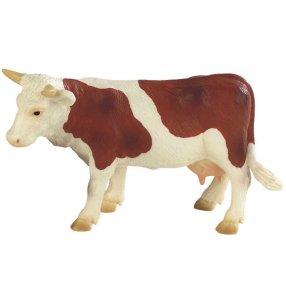 Bullyland 62610 - Krava Fanny hnedo-biela