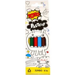 Pastelky Jumbo ERGO TOTO 6 ks