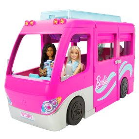 Barbie karavan snov s obrovskou šmykľavkou