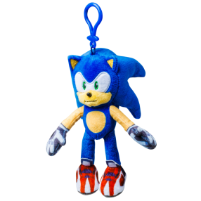 Sonic prívesok na kľúče plyšový 15 cm - viac druhov