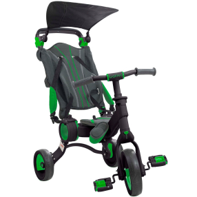 Toimsa Trojkolka 4v1 Galileo čierno / zelená