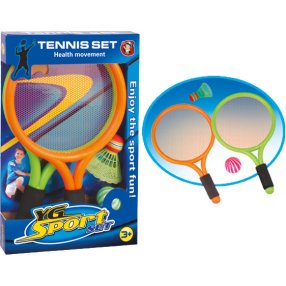 Veľký detský tenisový a bedmintonový set 39 cm