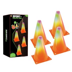 Svietiace LED kužele 4 ks