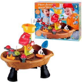 PLAYGO - Vodný stôl „Pirátsky útok“ – sada (22 dielov)