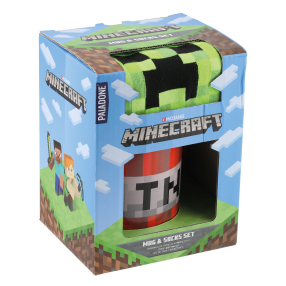 Set Minecraft - hrnek a ponožky