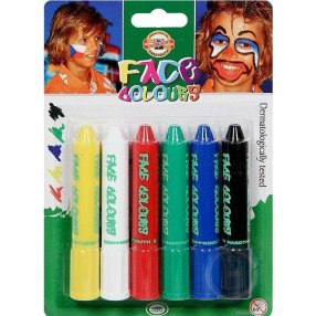 KOH-I-NOOR Farby na tvár 6ks