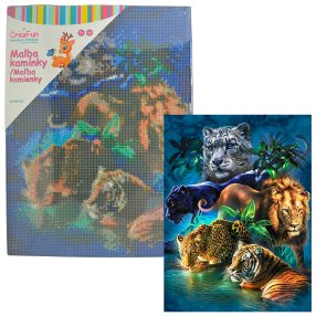 Diamantové maľovanie - Šelmy 30 x 40 cm
