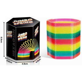Jumbo dúhová špirála šesťhran