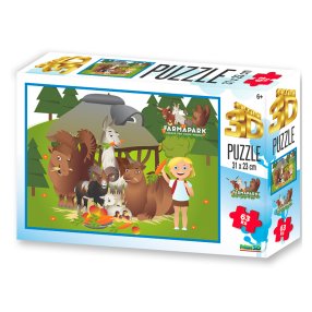 PRIME 3D PUZZLE - FARMAPARK MRKVA 63 dielikov