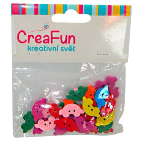 Výtvarný materiál - Drevené korálky auto