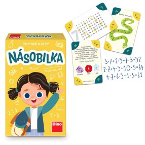 Dino - MÚDRE KVÍZY - NÁSOBILKA Náučná hra