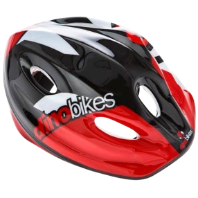 DINO Bikes - Detská prilba na bicykel červená