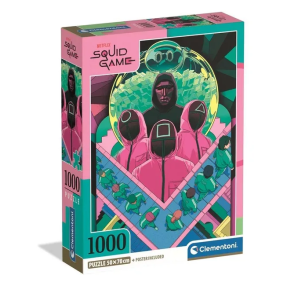 Clementoni - Puzzle 1000 Netflix: Squid game 2 (Hra na kalmáre) 2