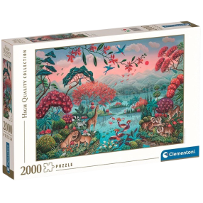 Clementoni - Puzzle 2000 Mierumilovná džungľa