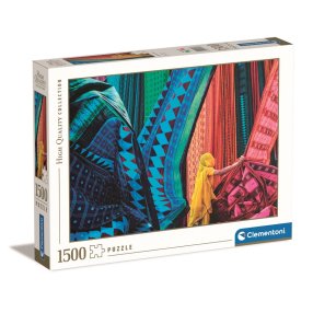 Clementoni - Puzzle 1500 Fluttering tissues