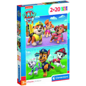 Clementoni - Puzzle 2x20 Labková Patrola