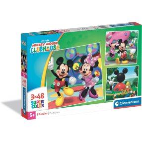 Puzzle 3x48 Mickeyho klbík