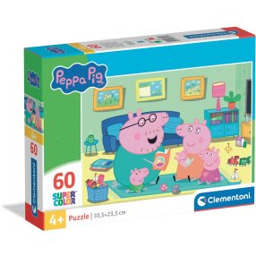 Puzzle 60 Prasiatko Peppa