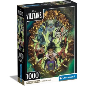 Puzzle 1000 Disney Záporáci