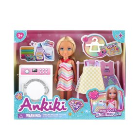 Bábika KATKA: Moje prvé pranie – Herný set s bábikou a práčkou