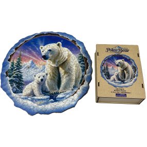 Drevené puzzle – Ľadový medveď
