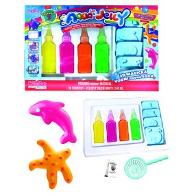 AQUA JELLY 3D Kúzelné postavičky: Kreatívny set 11 dielov