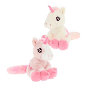Keeleco Jednorožec s vrkôčikmi 16 cm, 2 druhy