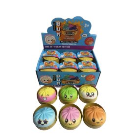 Squishy stláčacia knedlička 8,5 cm v miske - prekvapenie, viac druhov