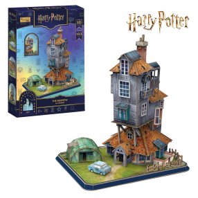 CubicFun - Puzzle 3D Harry Potter: Brloh - dom rodiny Weasleyových 103 dielikov
