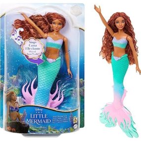 Disney Malá morská víla princezná Ariel spieva