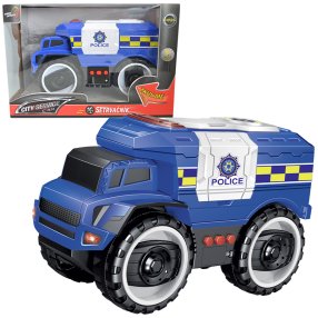 Záchranárske auto na zotrvačník - Polícia