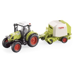 FARM SERVICE - Traktor s prívesom 1:16
