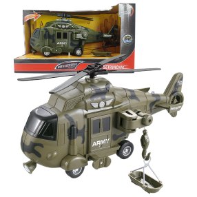 CITY SERVICE CAR - 1:16 Vojenský vrtuľník