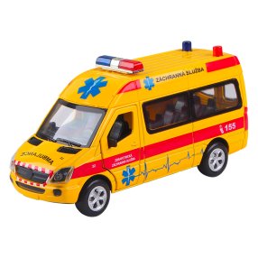 Záchranári 1:32 Ambulancia ZZS Mercedes-Benz - bez obalu