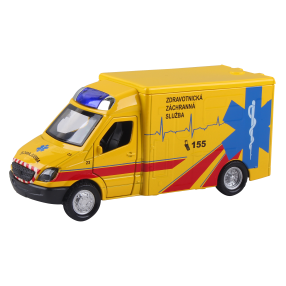 Záchranári 1:36 Ambulancia ZZS Mercedes-Benz - bez obalu