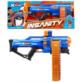 X-SHOT Insanity Mad Mega Barrel Blaster bez hlavne - 72 šípok