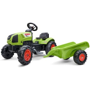 FALK Šliapací traktor 2040A Claas Arion s prívesom