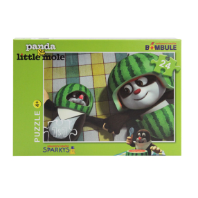 Puzzle Krtek a Panda, 24dílků