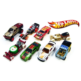 Hot Wheels Kovová autíčka Holiday Hot Rods - více druhů