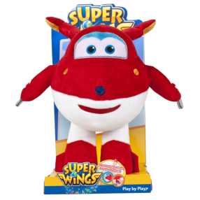 Plyšové letadlo Super Wings se světlem a zvukem 26cm