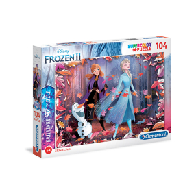 Clementoni - Puzzle Briliant 104 Frozen 2