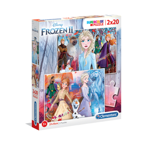 Clementoni - Puzzle Supercolor 2x20 Frozen 2