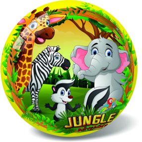 Lopta zvieratka z jungle 14 cm
