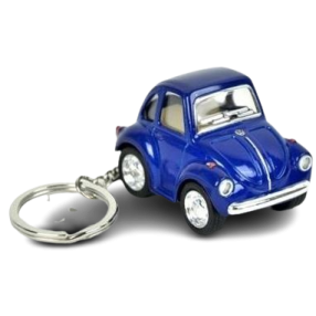 Kovový model - Volkswagen Little Beetle kľúčenka